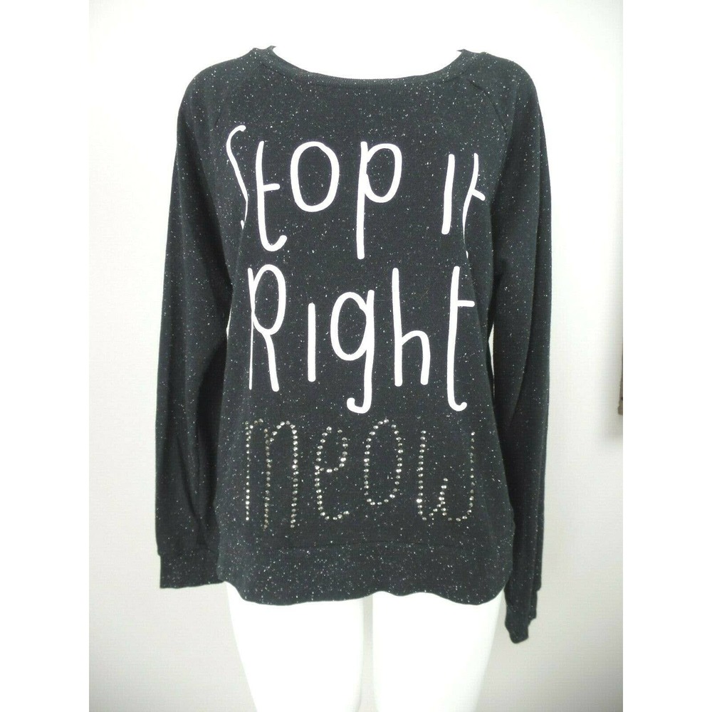 FRZ Stop It Right Meaw Light Weight Sweatshirt Top